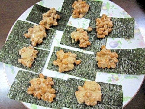 納豆チーズ巻きのおつまみ★